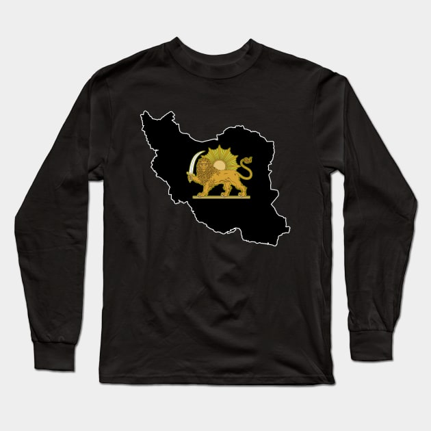 Iran Old Republic Long Sleeve T-Shirt by EvoComicsInc